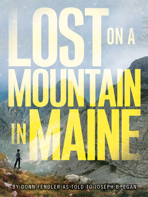 cover image of Lost on a Mountain in Maine